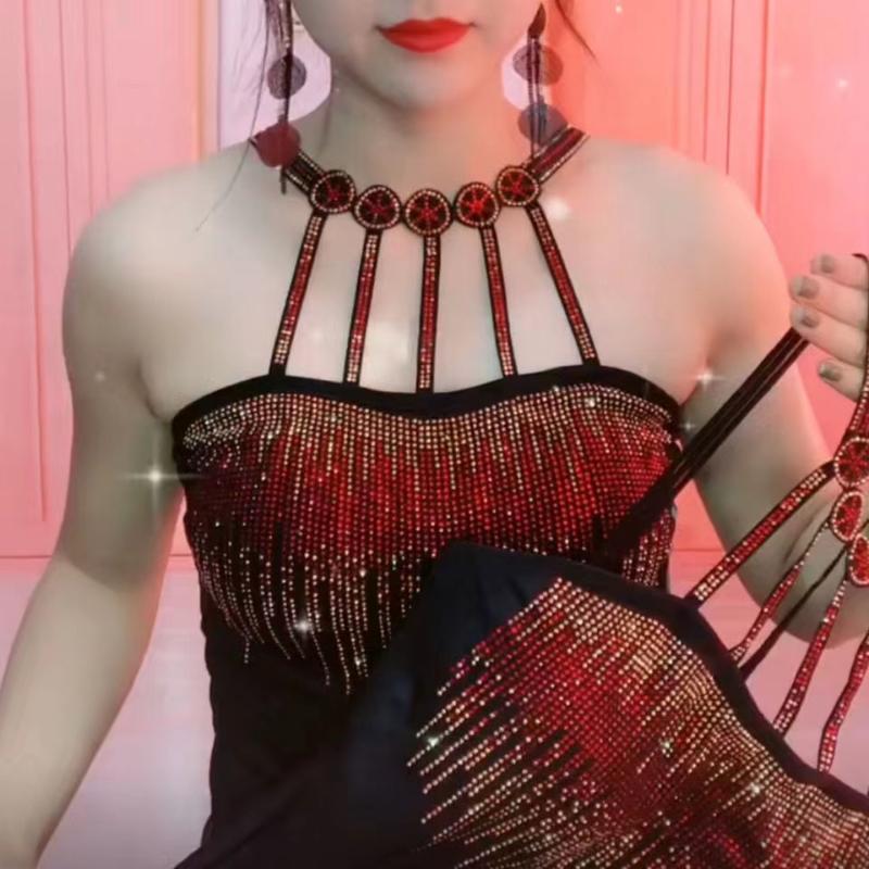 

Женская эластичная майка с мягкой подкладкой, новый топ с эффектом пуш-ап, блестящие стразы, сексуальные майки на бретелях, жилет, укороченный топ, пляжный женский топ с бриллиантами L
