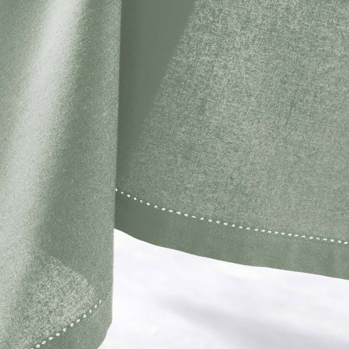 Nappe rectangle en coton 140 x 240 Charline cèdre