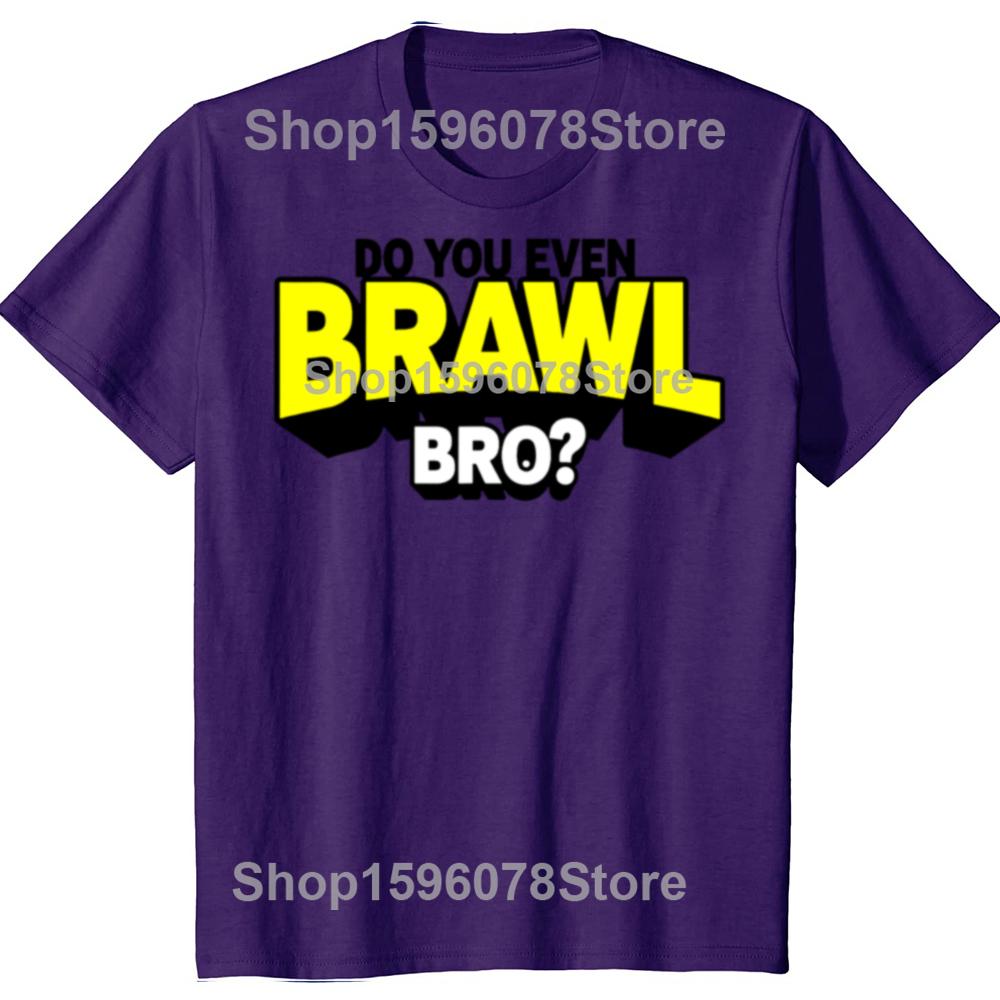 

Забавные футболки с графикой Ты вообще дрался, бро для мужчин и женщин, хлопковая юмористическая уличная футболка с коротким рукавом, унисекс, одежда Brawl Stars 3XL