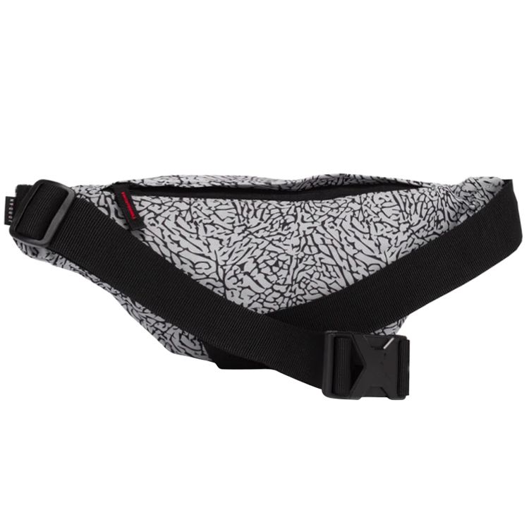 Jordan Flying Man Logo Adjustable Buckle Polyester Crossbody Chest Waist Bag Regular Couple Style Unisex Bags Cracked-Pattern 9B0533-G3A