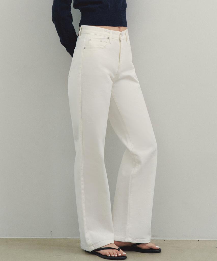 G And Gb Classic Cotton Pants_White