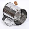 Flour Sieve Cup Polished Rust-proof Stainless Steel Versatile Flour Sieve Sifter for Daily Use