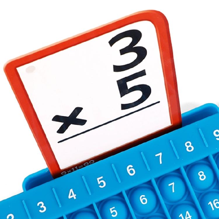 Jouet Éducatif Cartes Flash d'Enseignement des Opérations Mathématiques Pour Enfants Développement de la Motricité Fine et Réduction du Stress