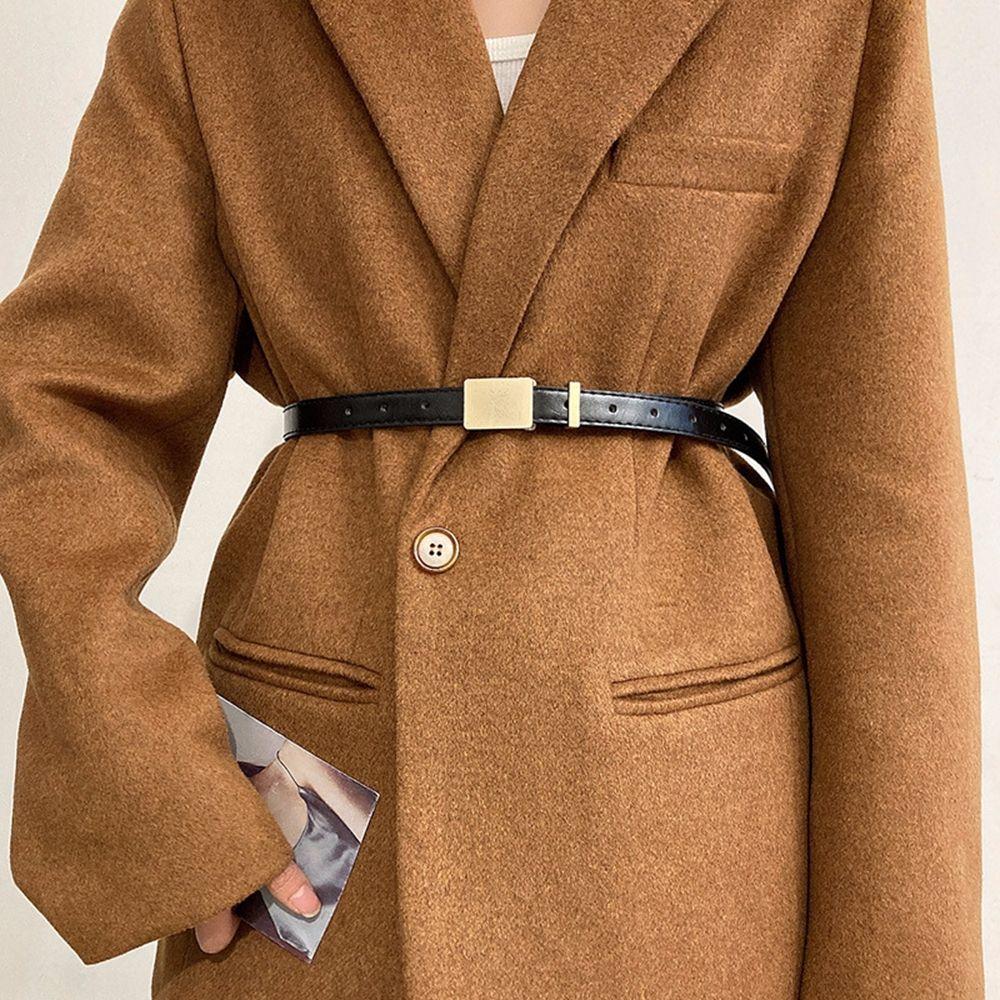 

Ремень на талию для девочек, универсальный, женские ремни, украшения для юбки, ремень из искусственной кожи, тонкий пояс