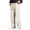 Spring Autumn Men's Loose-Fit Straight-Leg Drape Sweatpants Summer Fast-Dry Casual Trousers Lightweight Comfortable