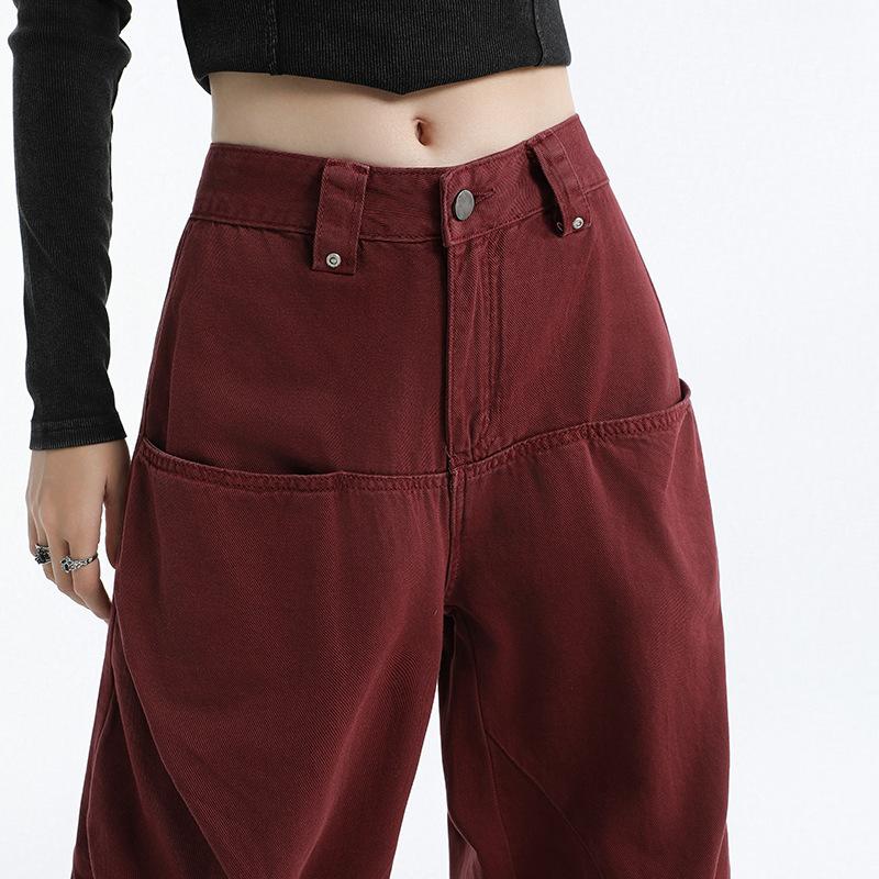 Wide-leg Jeans Women's Autumn Wide-leg Pants Women's Autumn New High-waisted Casual Straight-leg Trousers