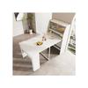 Table De Salle À Manger Extensible, L52/132.5*L80*H76 Cm, Table De Salle À Manger Multifonctionnelle À Faible Encombrement, Blanc