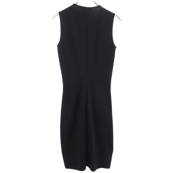 Unused Gianni Versace Made In Italy Wool Blend No Sleeve One Piece 38 Women Used