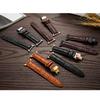 Leather Watchbands for Apple Watch Series 7 45mm 41mm Watch Band for Iwatch 6 5 4 SE 44mm 40mm 42mm 38mm Strap Butterfly Buckle