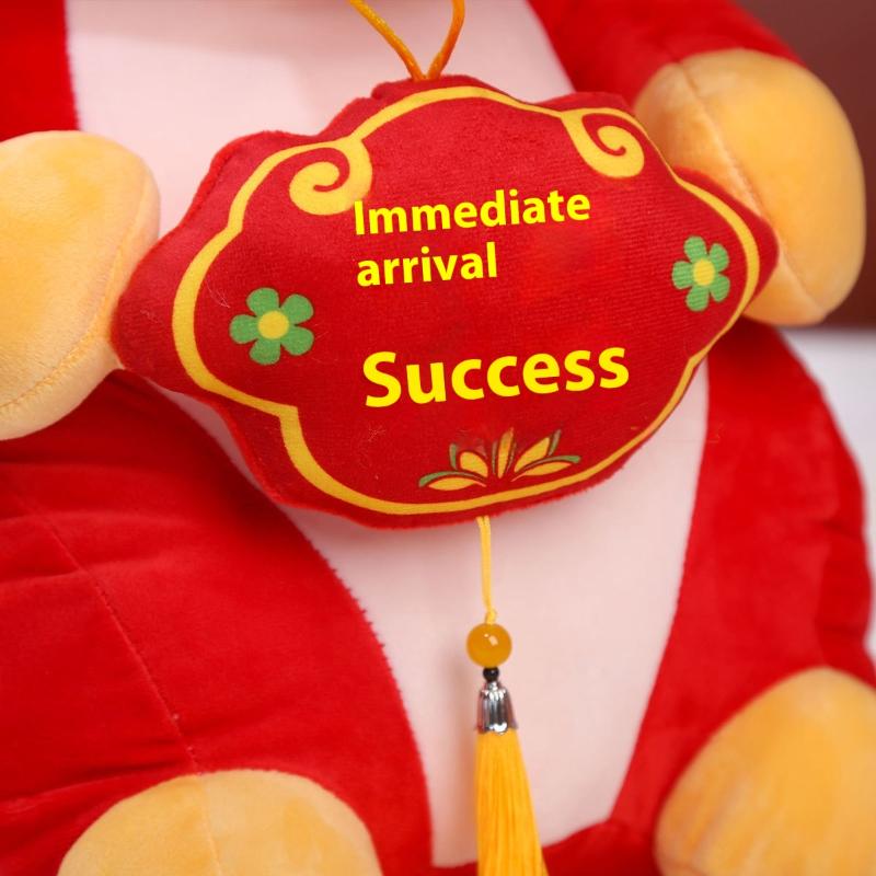 1Pcs Festival Gift 2026 Year Mascot Red Little Horse Plush Toys Cozy Horse Doll Ornament Lively Cute Desktop Pets