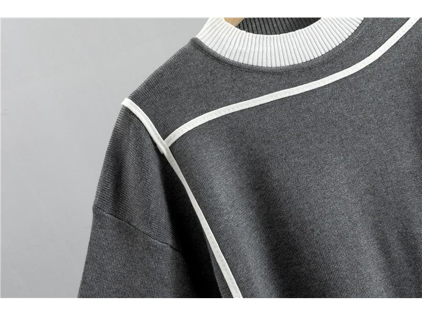 Spring & Autumn 2025 Women's Plus Size Fashionable Knitted Two-Piece Suit