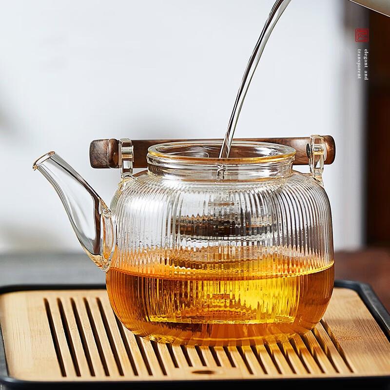 YIHUTEA Shanyii Glass Lifting Handle Tea Kettle