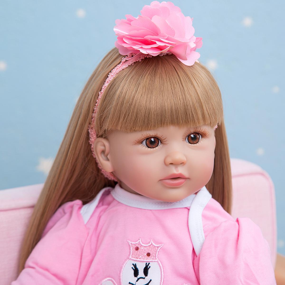 KEIUMI 24 дюймов Reborn Baby Dolls ручной работы из ткани — фото 3