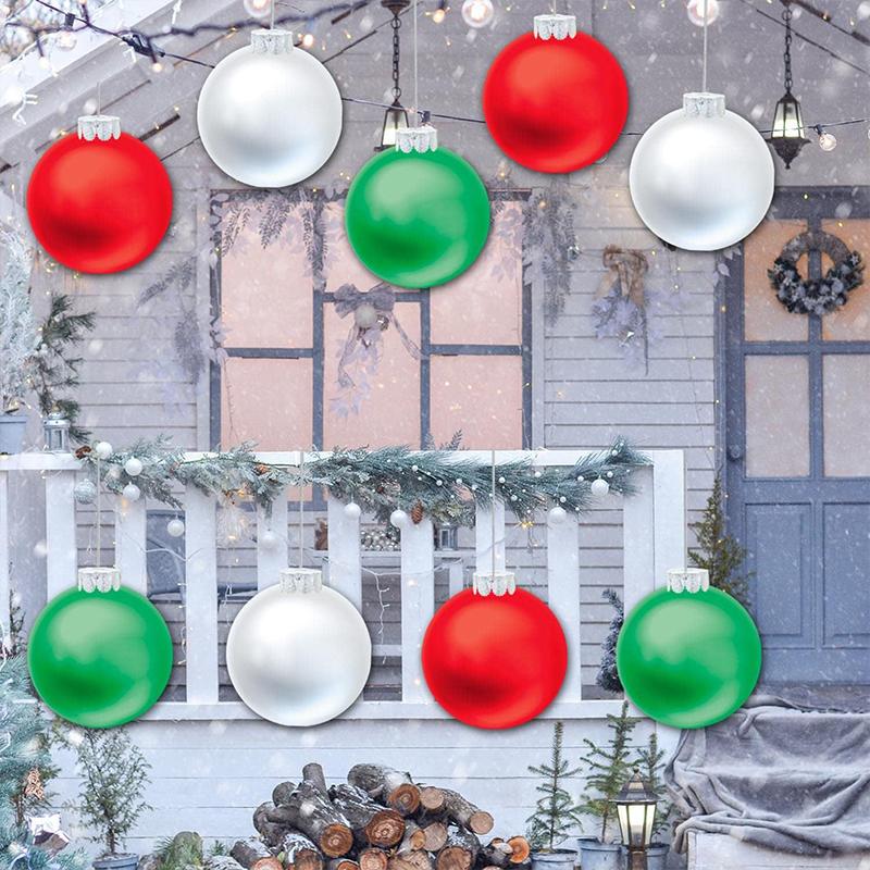 25cm Courtyard Festival Christmas Decoration Cartoon Party Supplies Monochrome Christmas Balloon