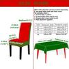 Waterproof Christmas Table Cloth Xmas Gifts Dining Chair Covers Christmas Table Decoration Cover Table Cloth Home Party Decor