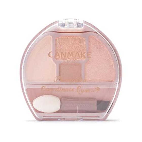 Canmake Plan Puku Corde Eyes 01 Apricot Plan Puku 1.4g Eye shadow for tear bags Shadow for shadow Coral