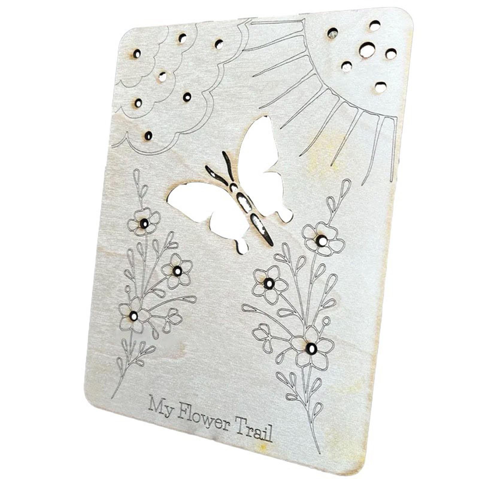 

Доска для сбора цветов Сборник цветов Деревянные поделки (Цветы не включены) One Size