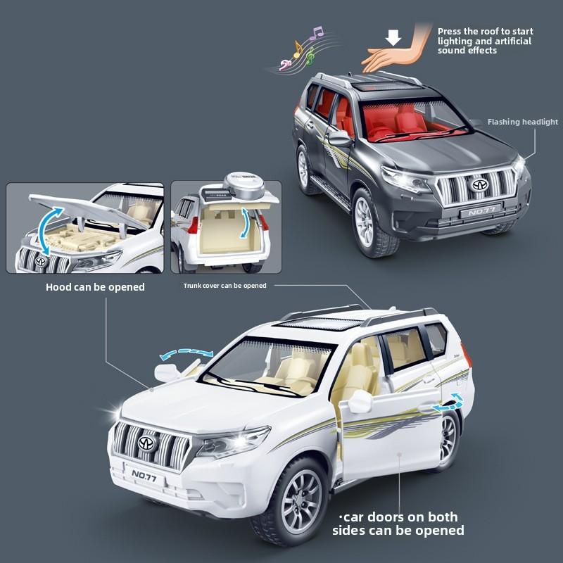 Off Leisure Simulated Road Vehicle Model Kid Toy With Sound And Light Function