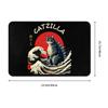 Funny Catzilla Cat Japanese Art Doormat Non-Slip Entrance Bath Kitchen Floor Door Mats  Bedroom Balcony Rug Carpet Footpad