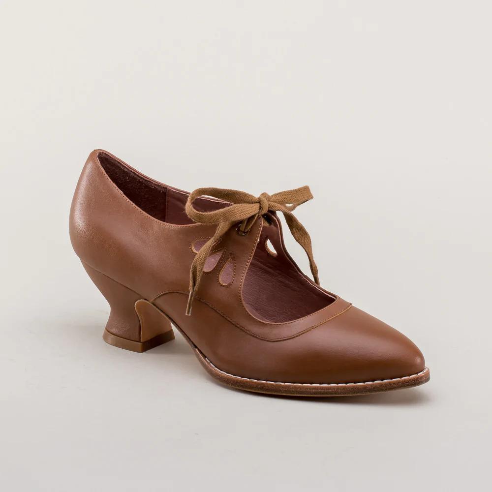 New Hollow Out High Heels Lace Up Plus Size Women's Casual Shoes