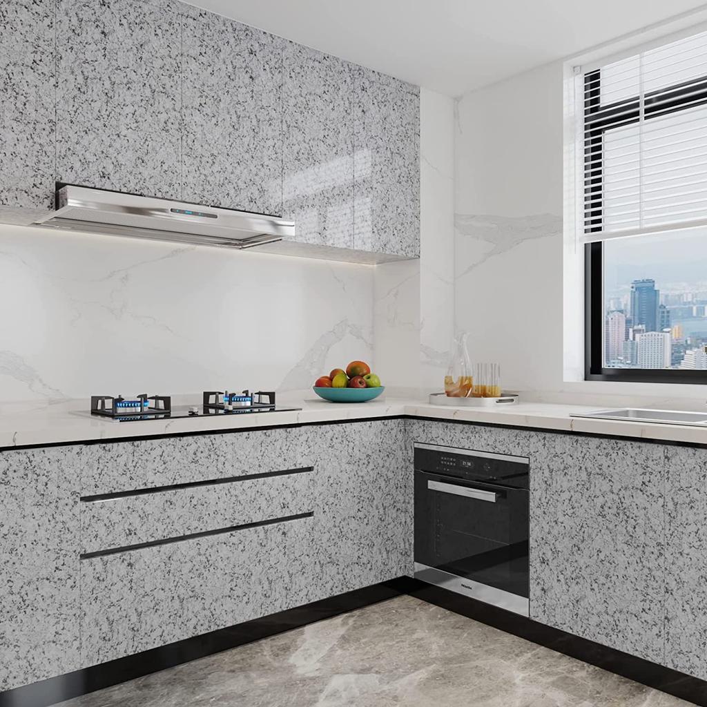 Granit Selbstklebende Tapete Kontaktpapier für Arbeitsplatten Wandaufkleber Dekorfolie Badezimmer Küchenschrank Heimdeko