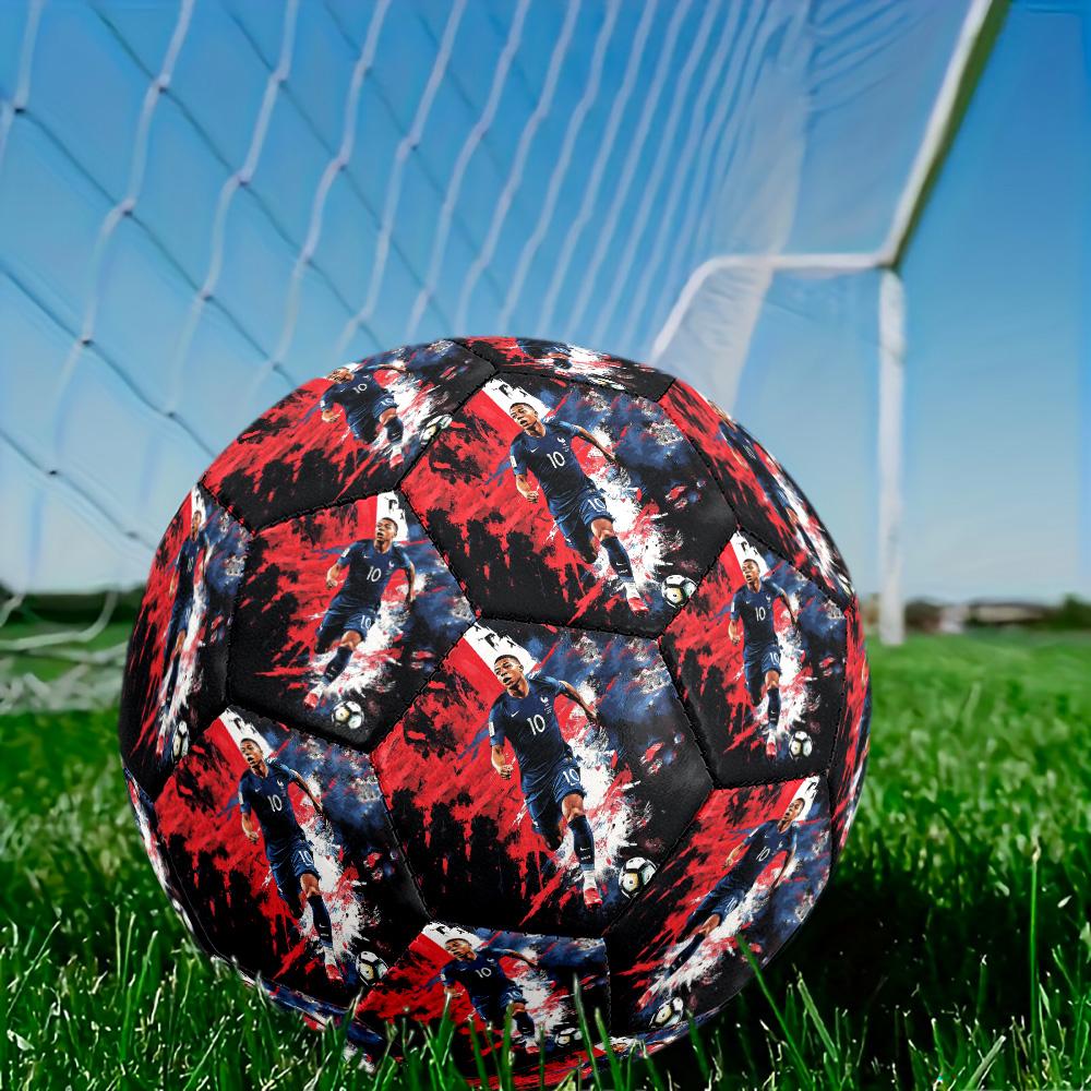 Mbappé Soccer Ball Size 5 Football Machine-Stitched Indoor Outdoor Universal Football for Football Accessories