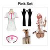 Chainsaw Makima Man Nurse Uniform Cosplay Costume Pu Suit Wig Carnival Halloween