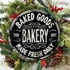 Vintage Metal Tin Sign 8x12 Inch Retro Kitchen Wall Decor Rustic Funny Bakery Art for Home Cafe Bar Aluminum