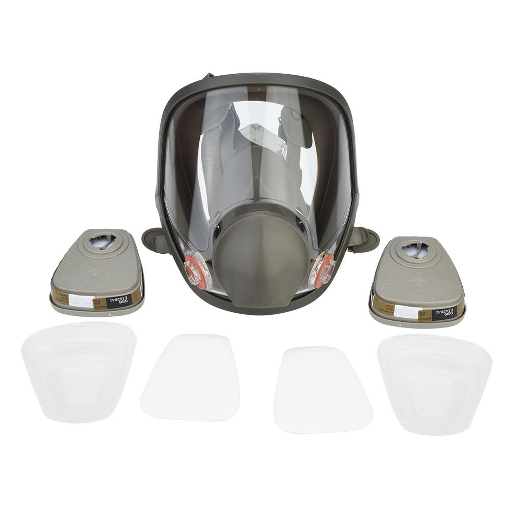 Full Face Cover Facepiece Gas Mask for Painting Welding Disinfection