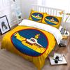 Christmas Gingerbread Pattern Bedding Duvet Cover Set Duvet Cover Pillowcases  (1*Duvet Cover 2*Pillowcases, without duvet insert)