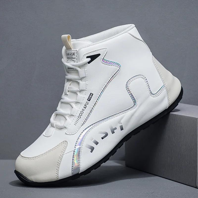 

Mens Boots 2025 SpringAutumn Fashion High Top Ankle Boots High Quality Comfortable Casual Sneakers Running Shoes Tenis Masculino 39
