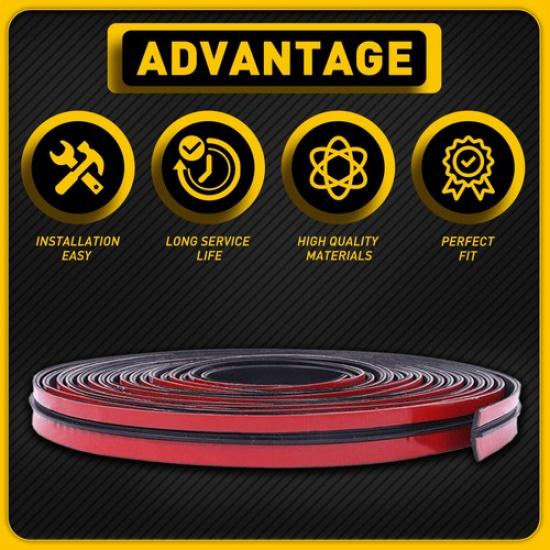 6M Car Windshield Roof Window Sealed Rubber Seal Strip Moulding Trim Accessories