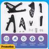 Portable Motorcycle Front Rider Footrest Foot Pegs Footpegs Rearset Brackets For Yamaha YZF R1 1000 2007 2008