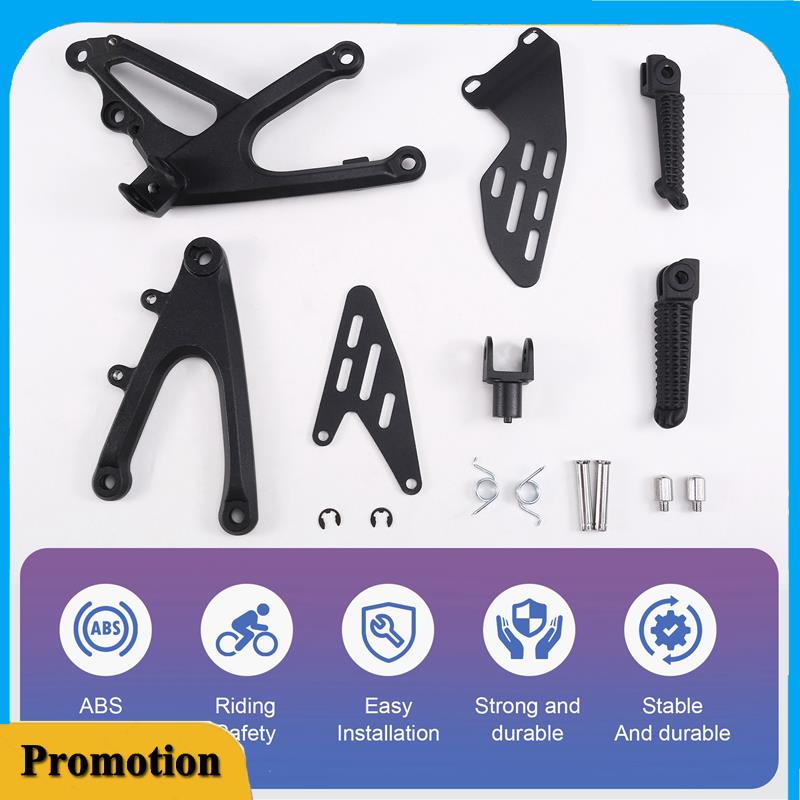 Portable Motorcycle Front Rider Footrest Foot Pegs Footpegs Rearset Brackets For Yamaha YZF R1 1000 2007 2008