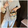 Bohemian hand-woven straw bag women's summer new messenger bag seaside vacation beach bag