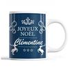 Mug - Noël Clémentine - Ceramic - Front/Back Print - 325 Ml - Dishwasher Safe