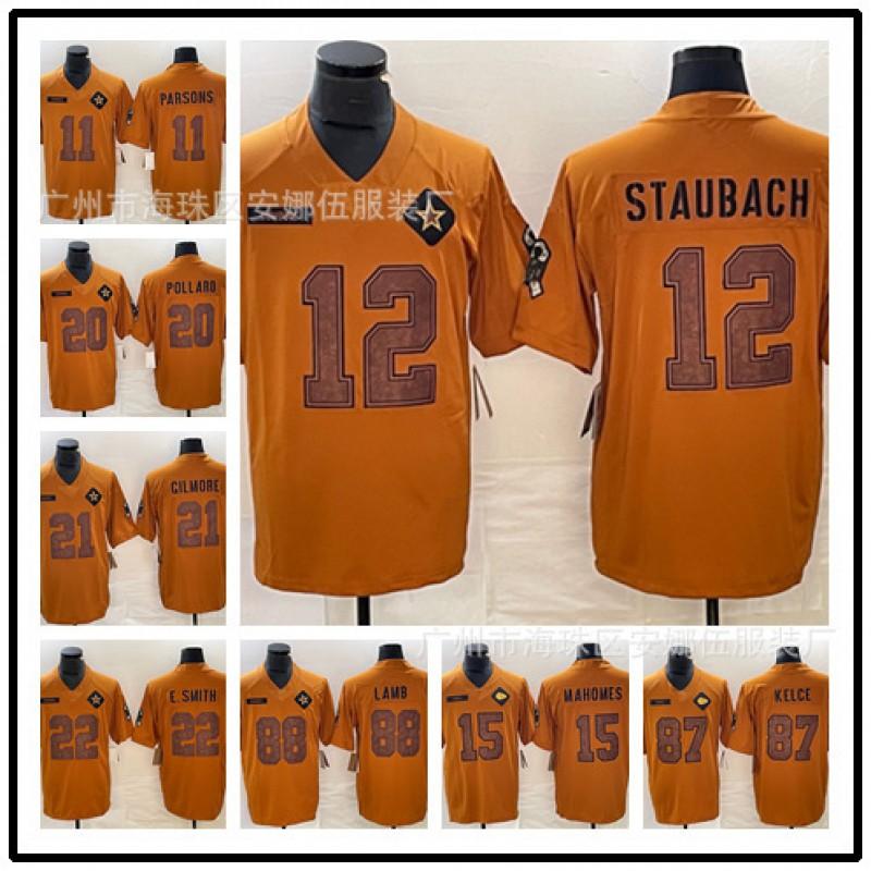 Klassisches Tribute Rugby-Trikot Herren - 32 NFL-Teamdesigns Atmungsaktive Baumwollmischung Sportbekleidung Training Freizeitkleidung