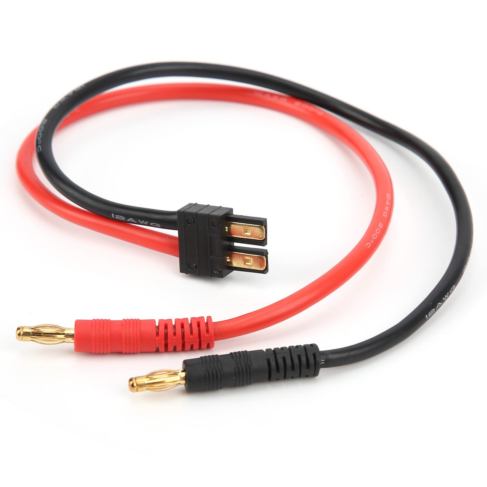 

4mm Banana Head 12AWG Silicone Wire for TRX Plug Connection Line B6 Battery Charging Cable