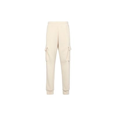 Calças casuais retas Trefoil Solid Multi-Pocket Elastic Waist Straight para homens, calças Off-White HE6991