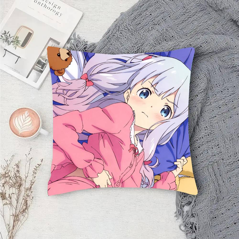 Anime Eromanga Sensei Pillow Case Sofa Cushion Cover Room Home Decoration