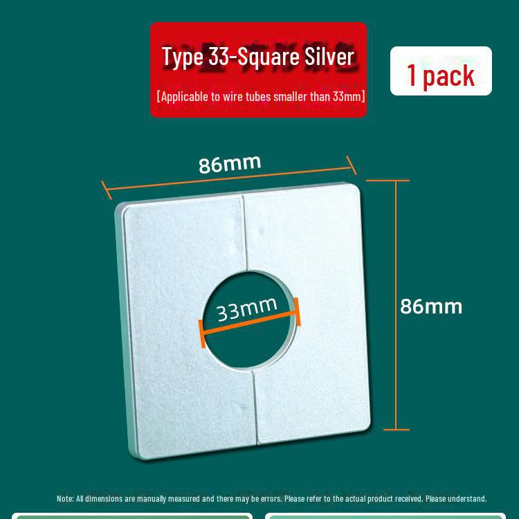 "Cubierta Decorativa para Agujero de Pared para Tuberías de Aire Acondicionado y Grifo"