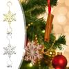 10 Pieces Christmas Ornament Hooks Christmas Tree Hangers Reusable Heavy Duty Xmas Hooks for Office Wedding Xmas Festival
