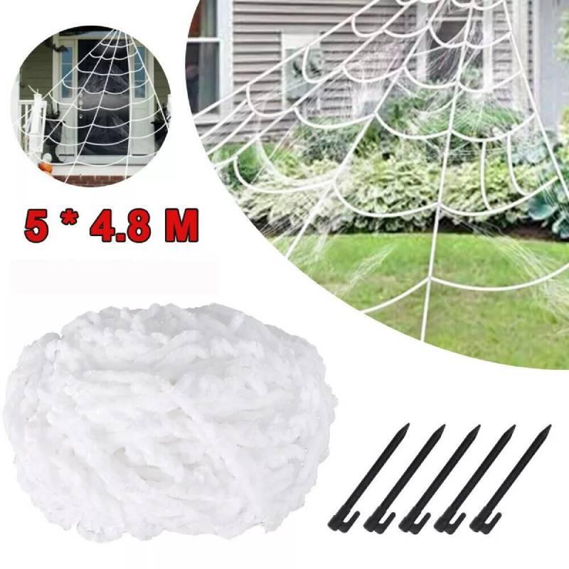 Halloween Giant Decoration Spider Web Party Outdoor Props Accessories Decor