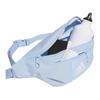 New Adidas Polyester One Shoulder Crossbody Fanny Pack Unisex Light Blue JV8465