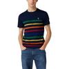 Polo Ralph Lauren SS22 Striped Crew Neck Short Sleeve T-Shirt Men Tops Blue 860413-001