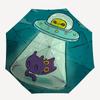 1pc Alien Spaceship Automatic Open/Close Umbrella with One Touch Button,, Windproof Design   Lightweight Portable Umbrella for Women & Men6116