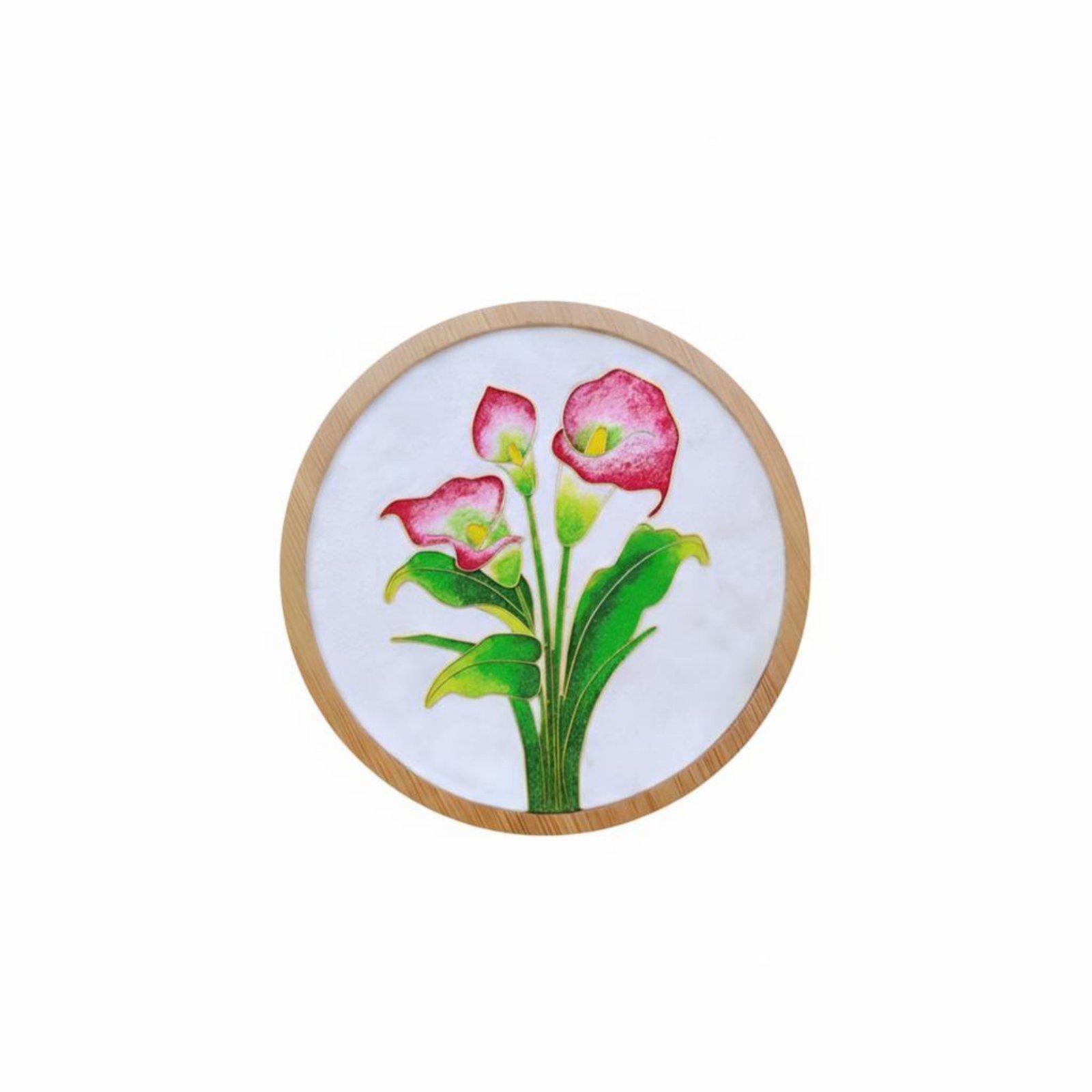 Cloisonné Enamel Painting DIY Kit, Handmade Drink Mat Set, Traditional Craft for Beginners, Team Building, Community Workshop