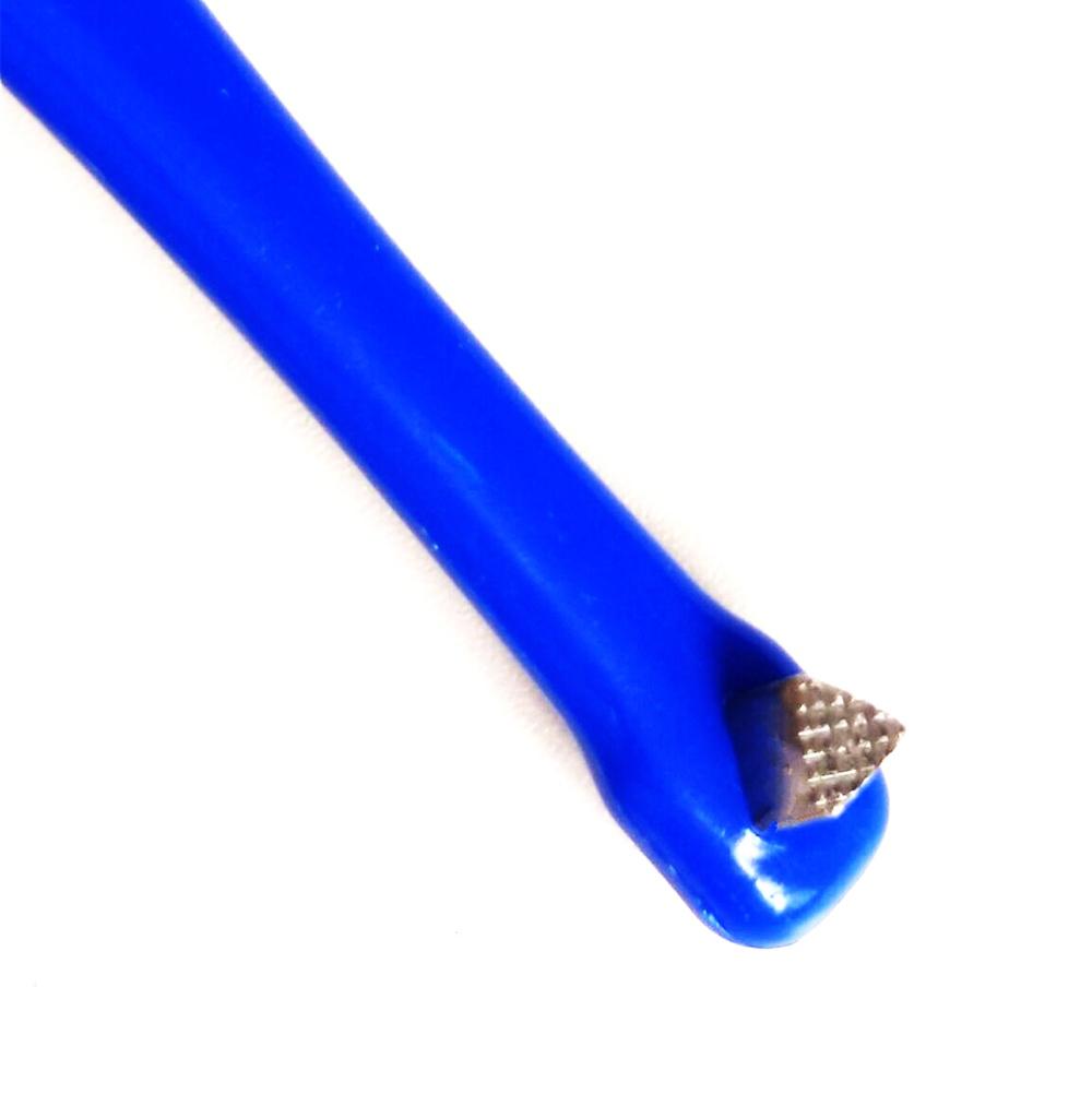 Poignée en plastique dentaire orthodontique bague poussoir poussoir élévateur anneau dentaire poussoir ascenseur autoclavable couleur bleue instrument