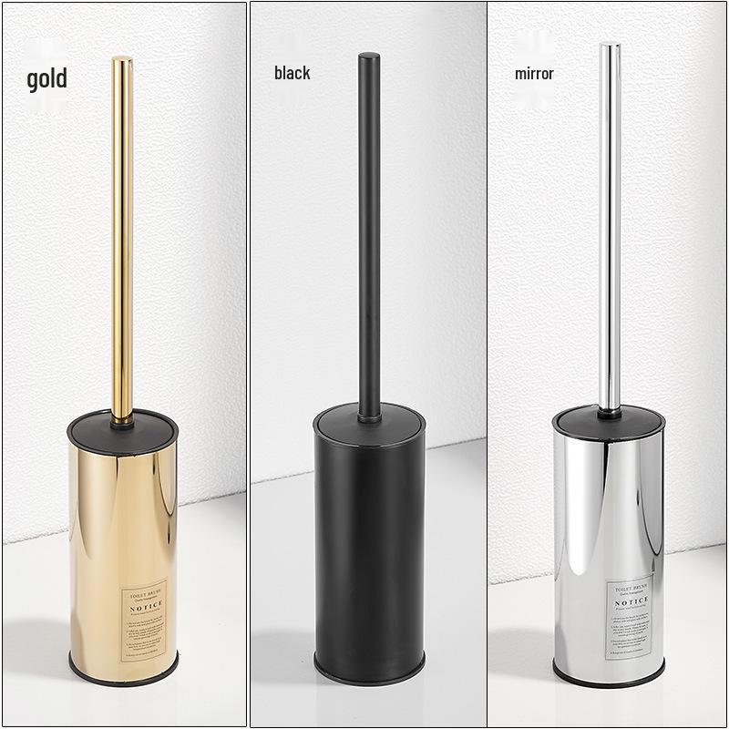 Nerezová ocel Stojací sada WC štětky - Štětka pro čištění bez mrtvého úhlu