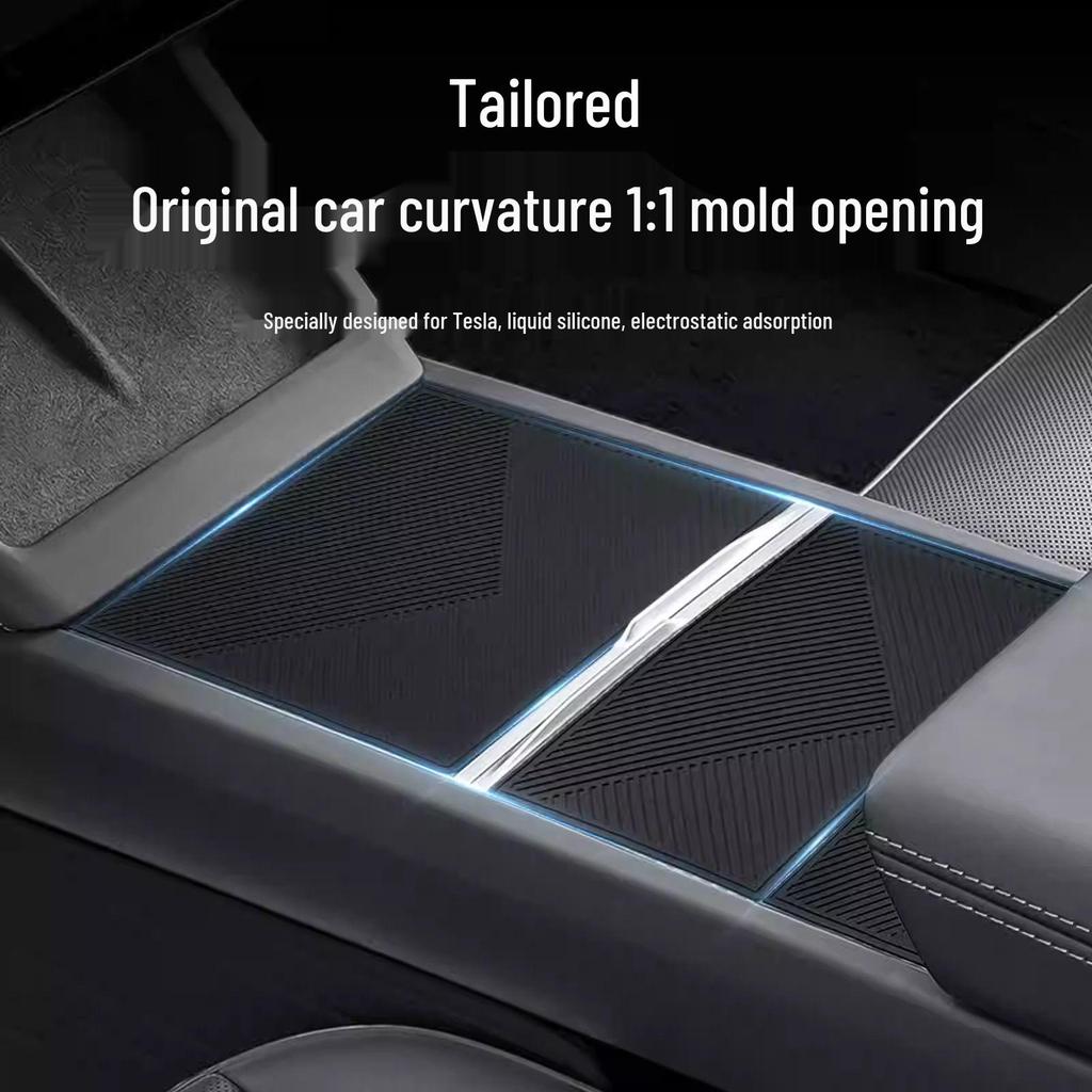 Silikon-Anti-Rutsch-Matte für Tesla Model 3/Y Konsolenschutz